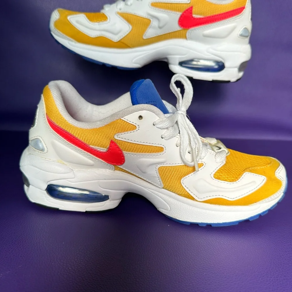 Nike Air Max Sneakers - Yellow, White
